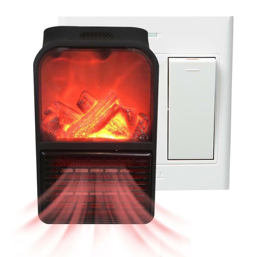 Portable Flame Effect Heater with Remote &amp; Timer – Heat Hollow