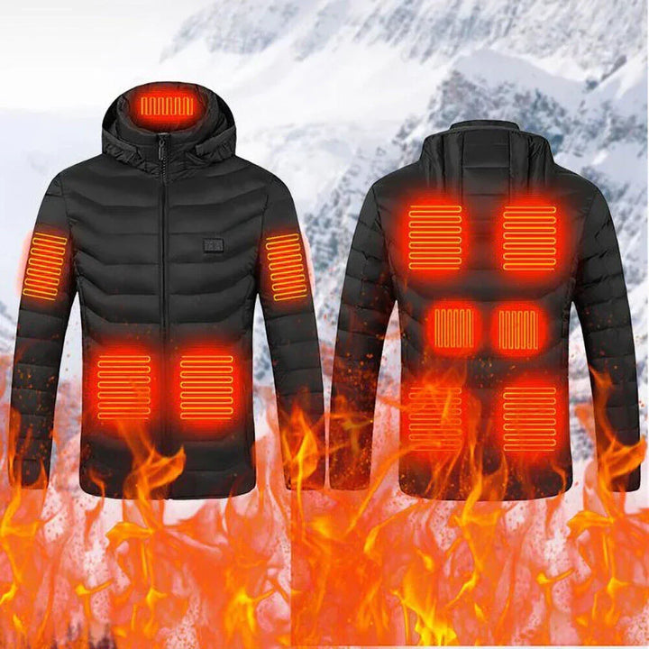 Heated Winter Coat with 3-Level Warmth Control – Heat Hollow