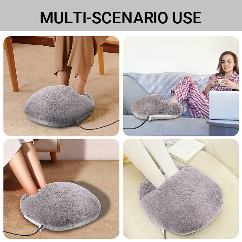 Plush Heated Foot Warmer with 30-Second Heat-Up – Heat Hollow