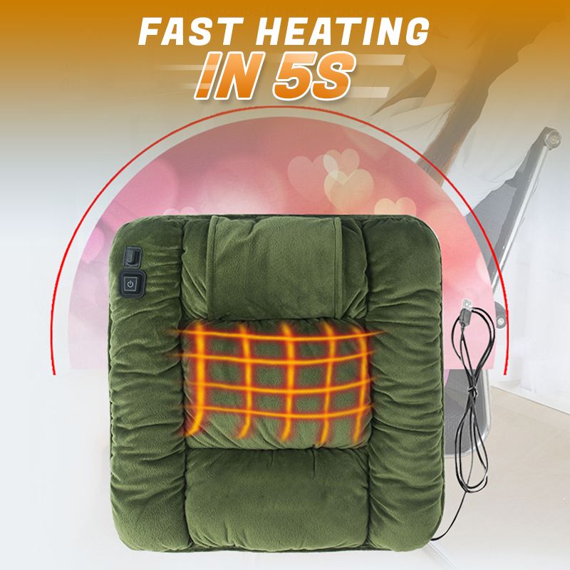 Graphene Heated Seat Cushion That Warms in 5 Seconds – Heat Hollow