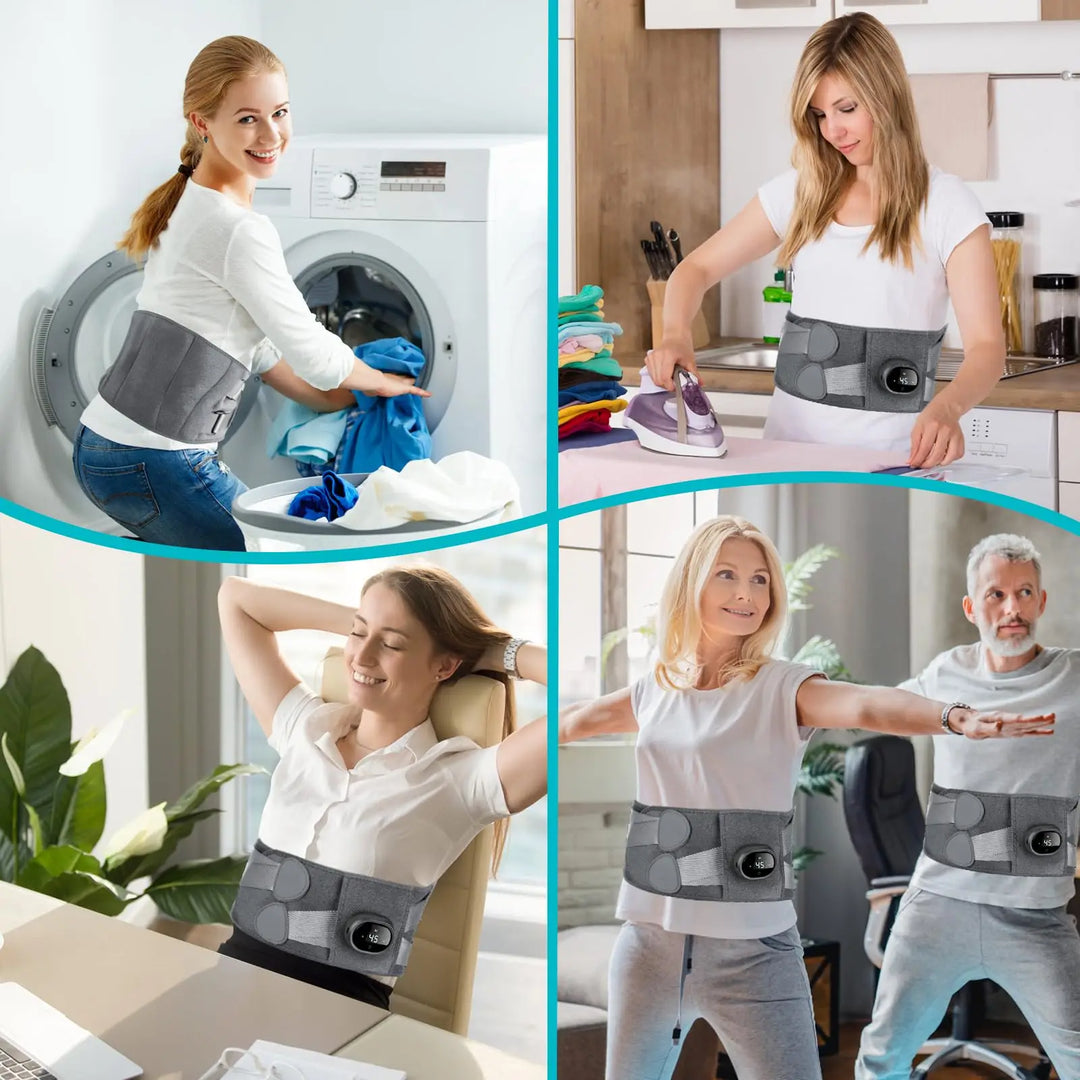 Heated Lower Back Massager Belt with Red Light – Heat Hollow