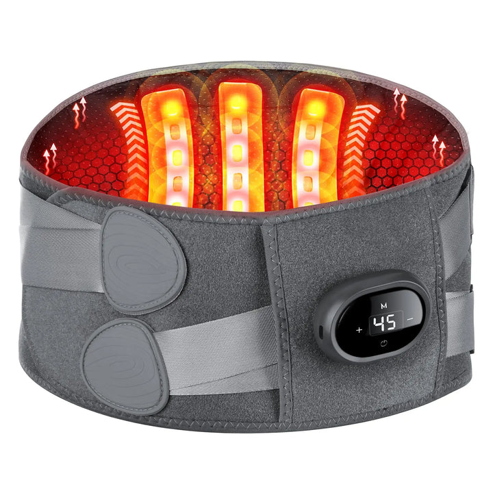 Heated Lower Back Massager Belt with Red Light – Heat Hollow