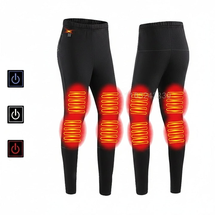 Heated Thermal Base Layer Set with Multi-Zone Warmth – Heat Hollow