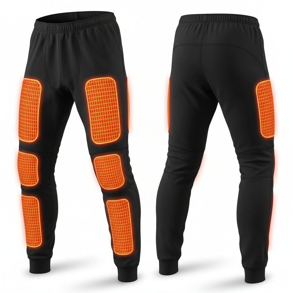 Heated Thermal Base Layer Set with Multi-Zone Warmth – Heat Hollow